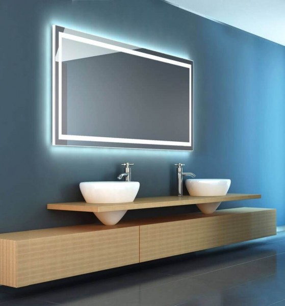 Badspiegel mit LED Ruotare
